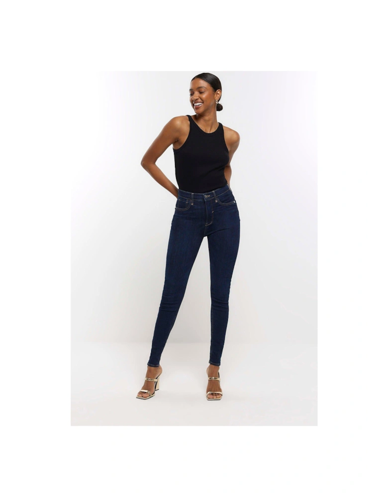 Skinny Sculpt Jean - Dark Blue