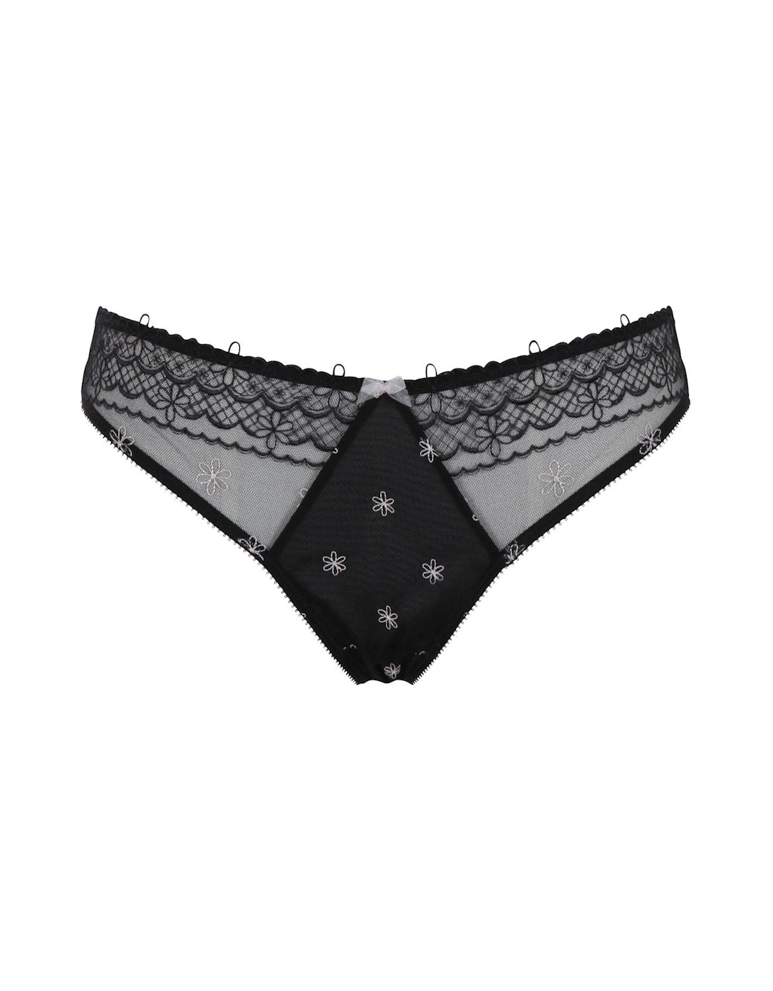 Cleo Blossom Brazilian Brief Black