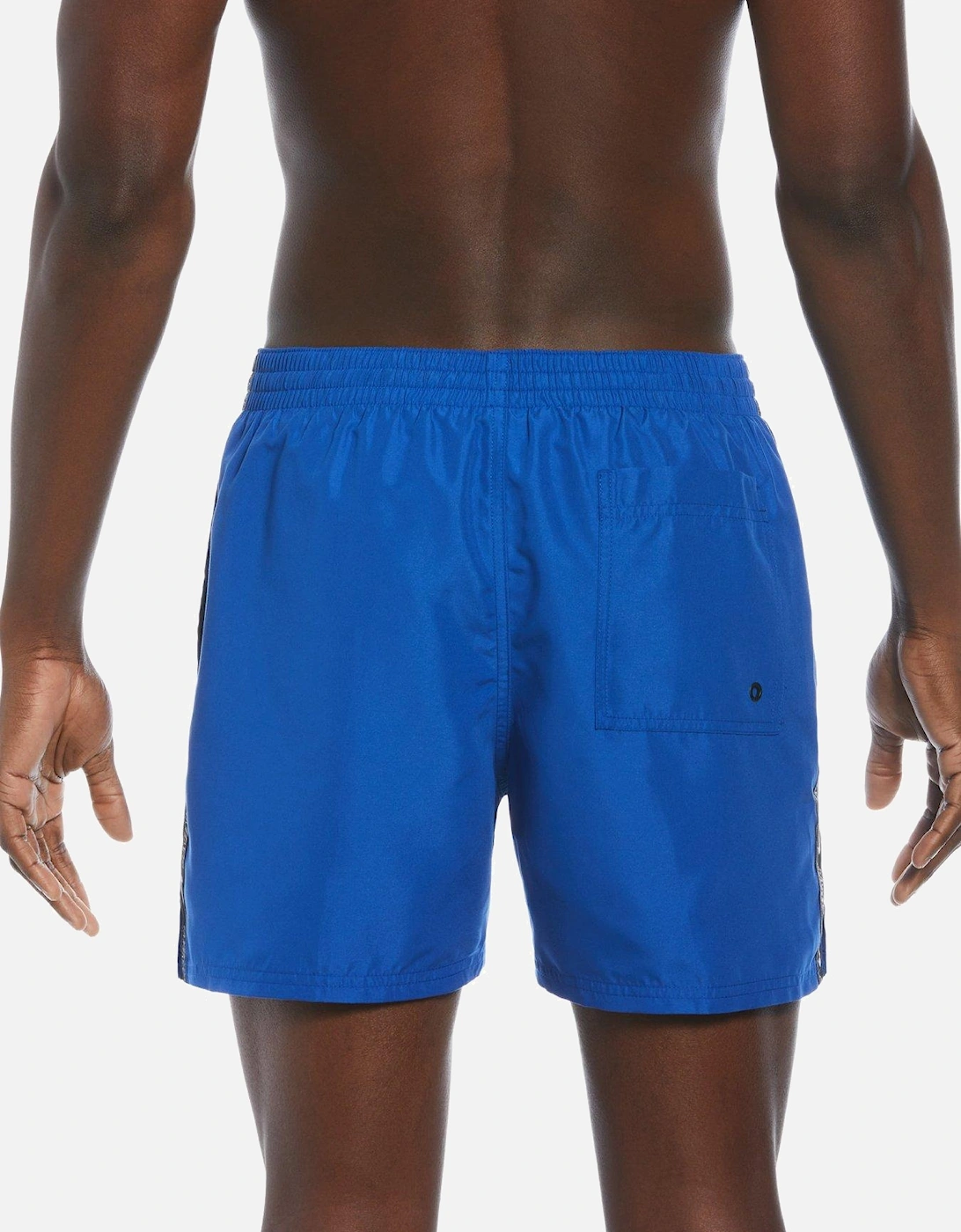 Men's Logo Tape Lap 5inch Volley Short-blue