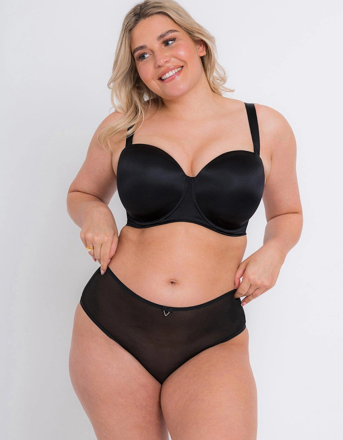 Smoothie Strapless Moulded Bra - Black