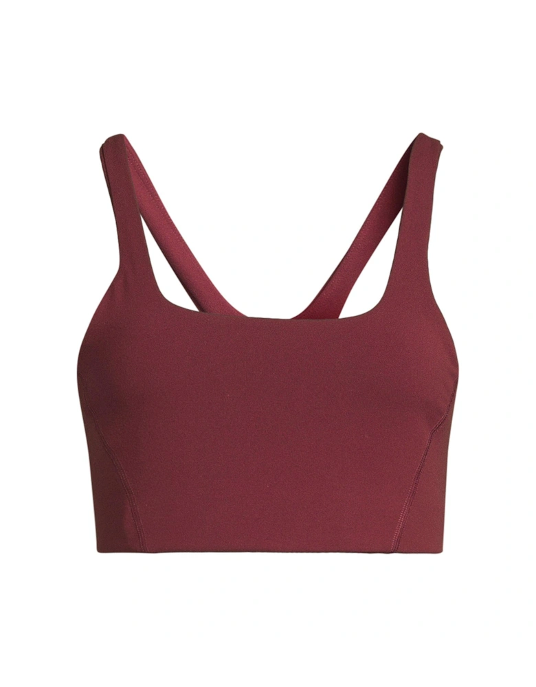 Movement Never Better Square Neck Bra - Burgundy