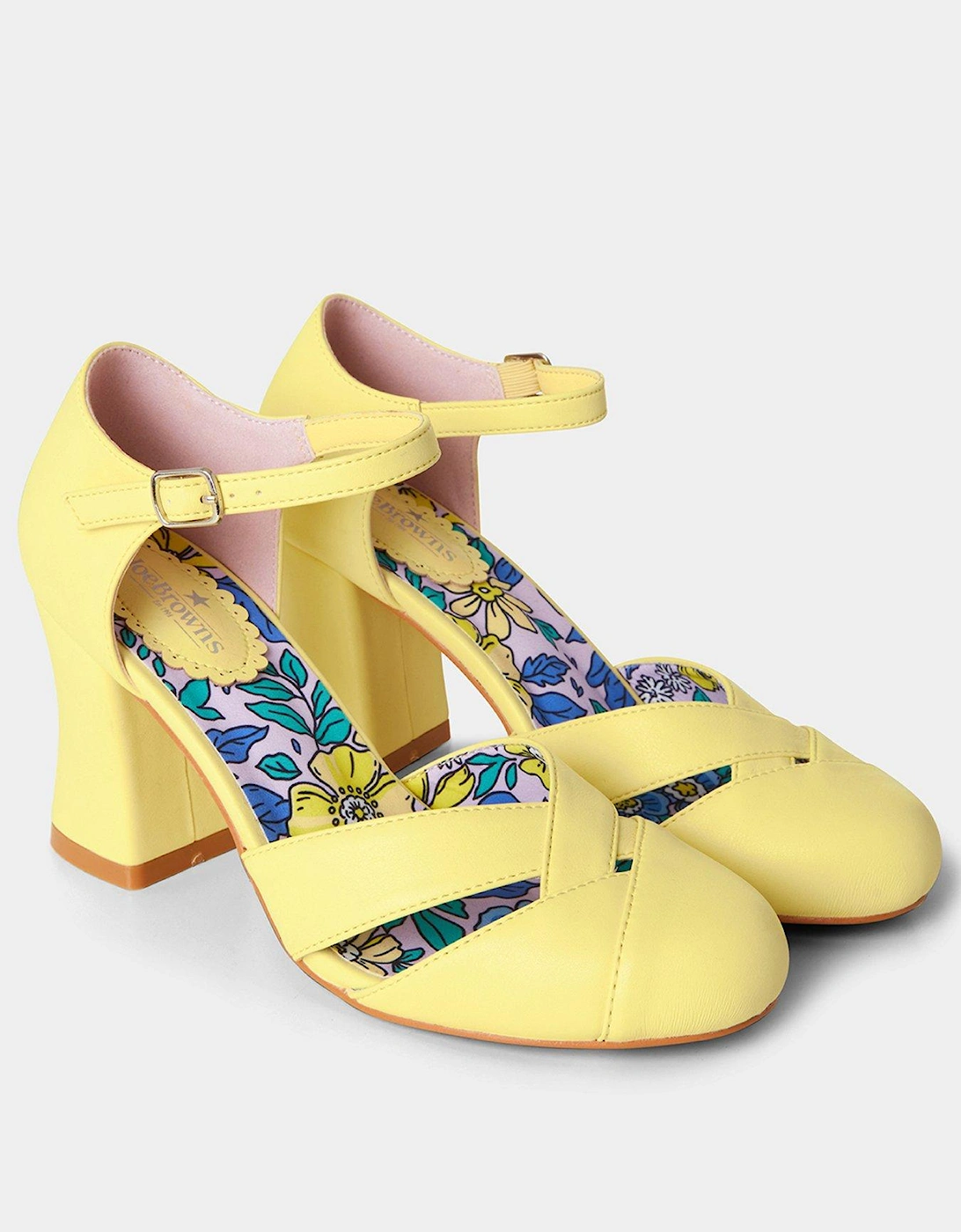 Vintage Style Shoes - Yellow