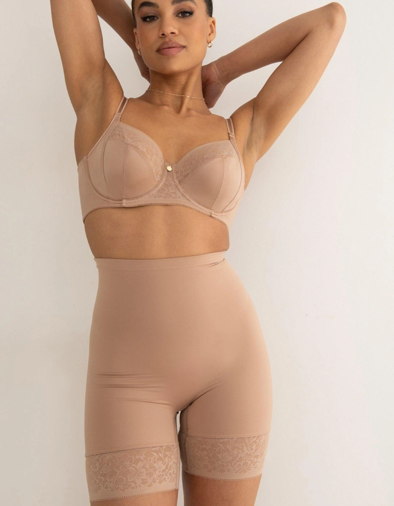 Effortless Shapewear Tummy Control Thigh Slimmer - Natural