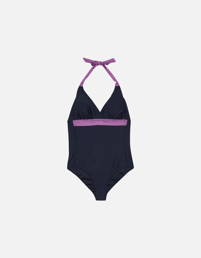 Womens/Ladies Flavia II Contrast One Piece Swimsuit