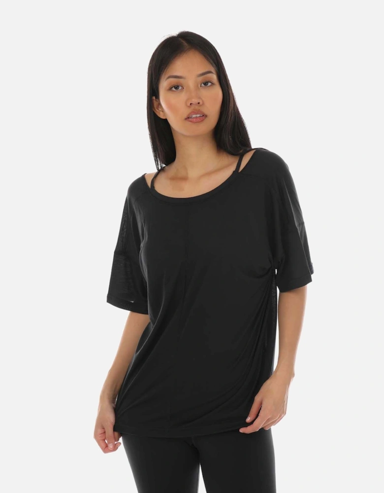 Womens Yoga Studio Oversized T-Shirt