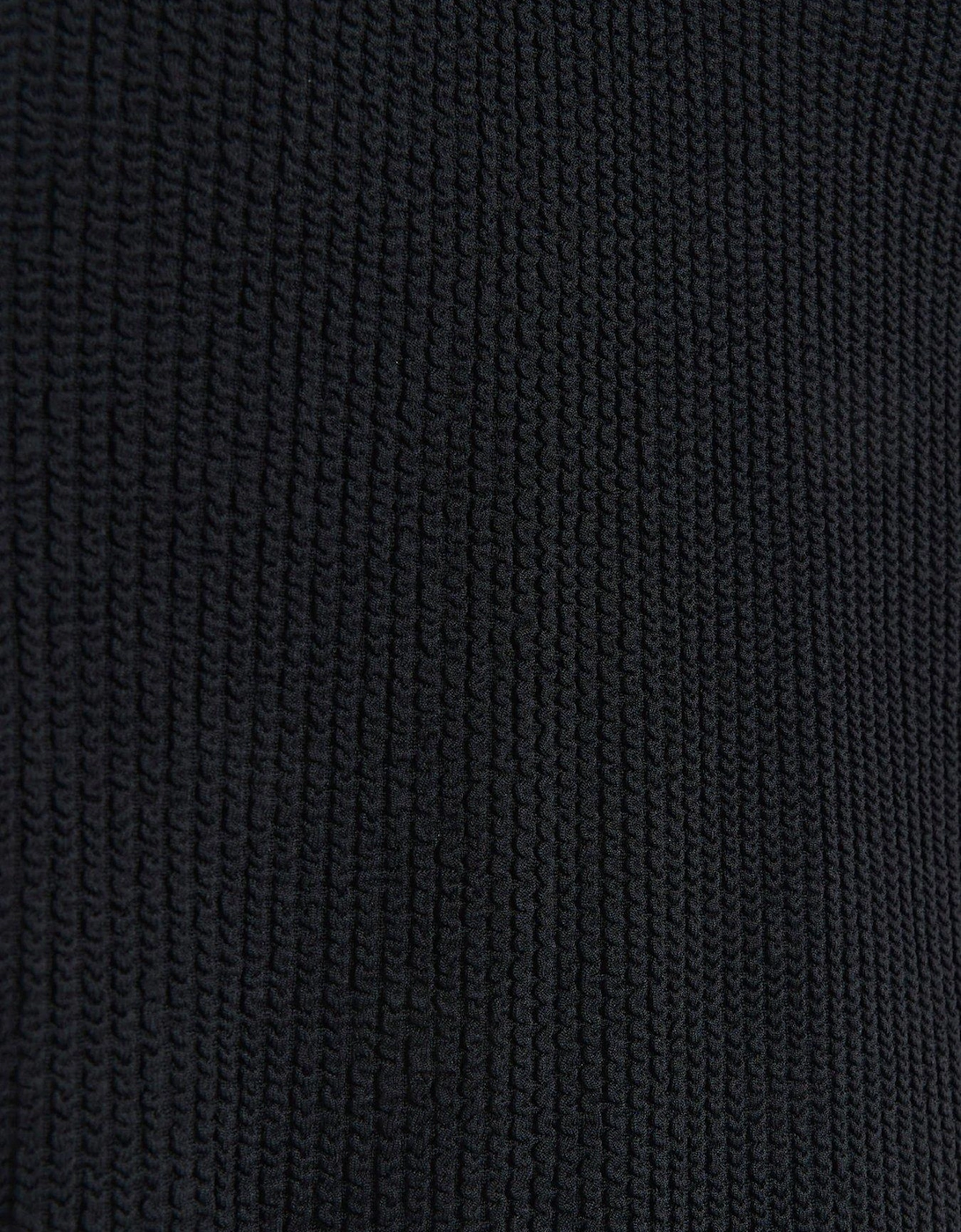 Textured Swimsuit - Black