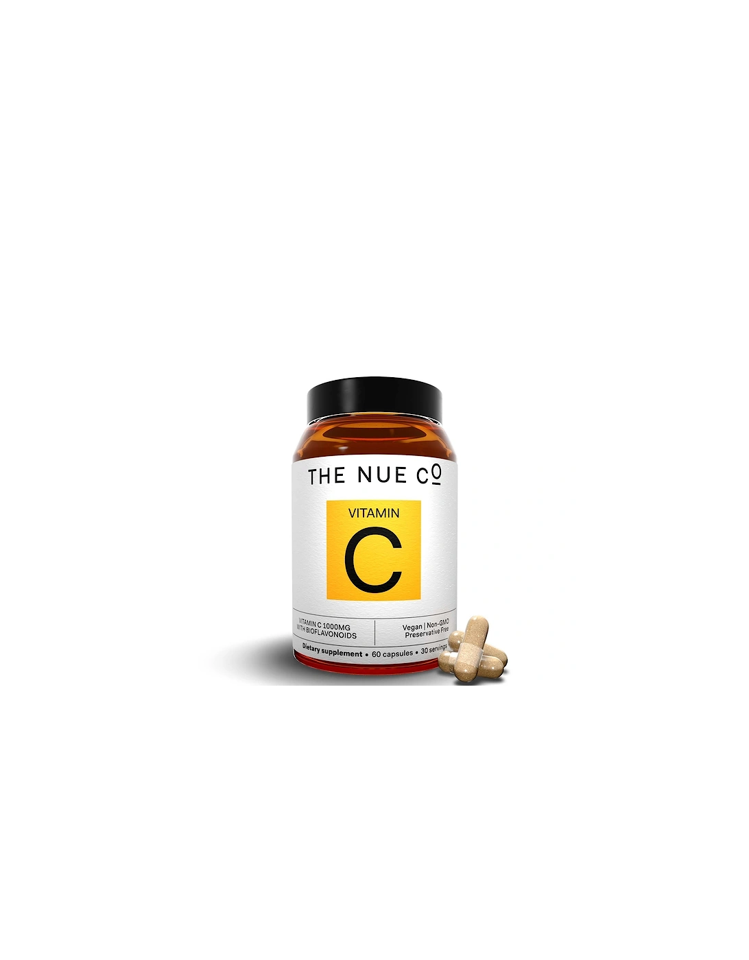 The Nue Co. Vitamin C Supplement To Support Immunity (60 Capsules), 2 of 1