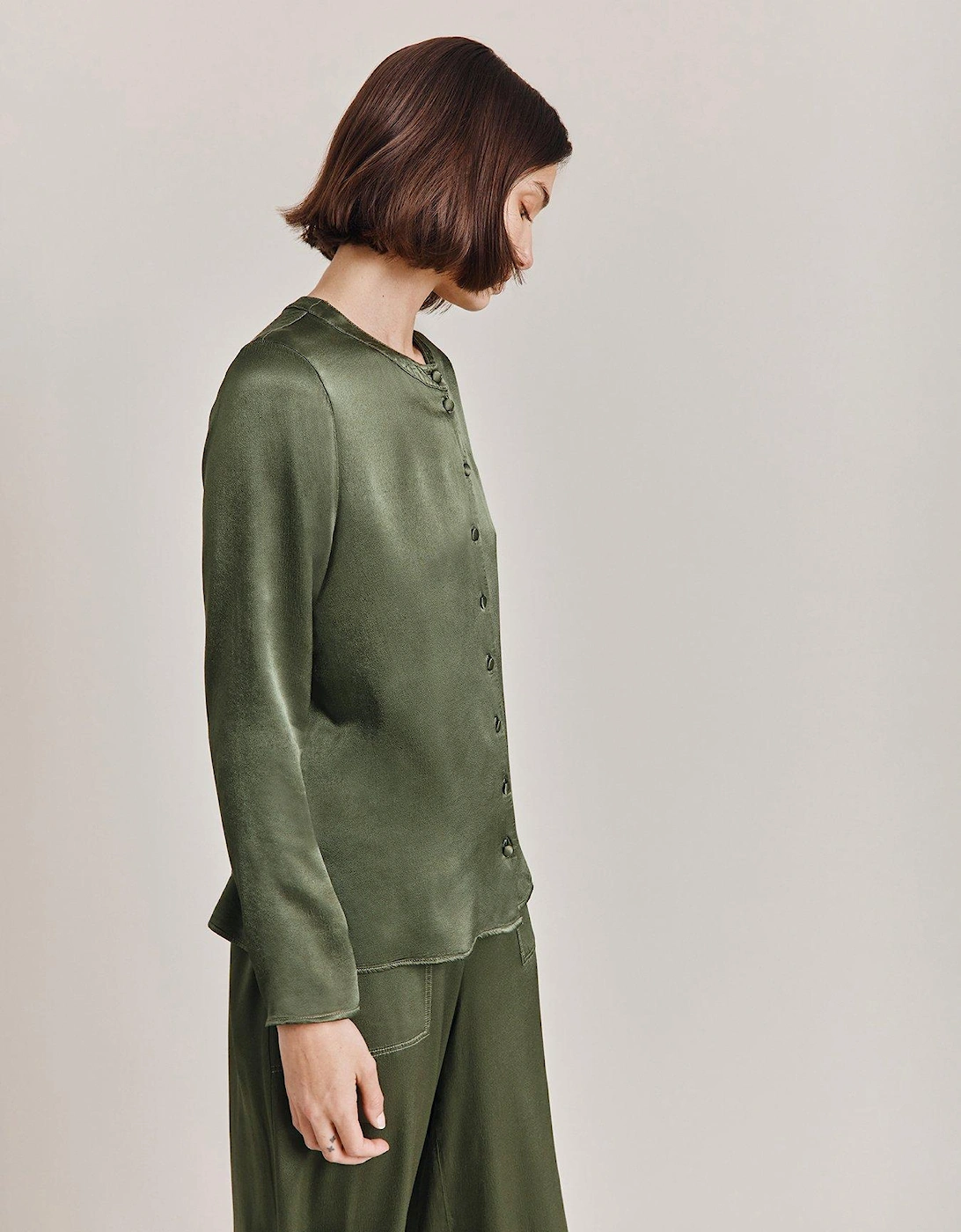 Efie Blouse -Thyme