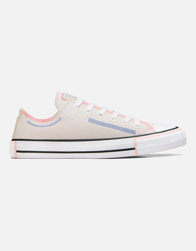 Womens Summer Verse Ox Trainers - Beige