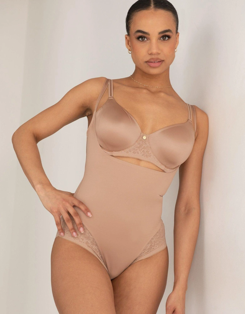 Effortless Shapewear Tummy Control Wear Your Own Bra Body - Natural