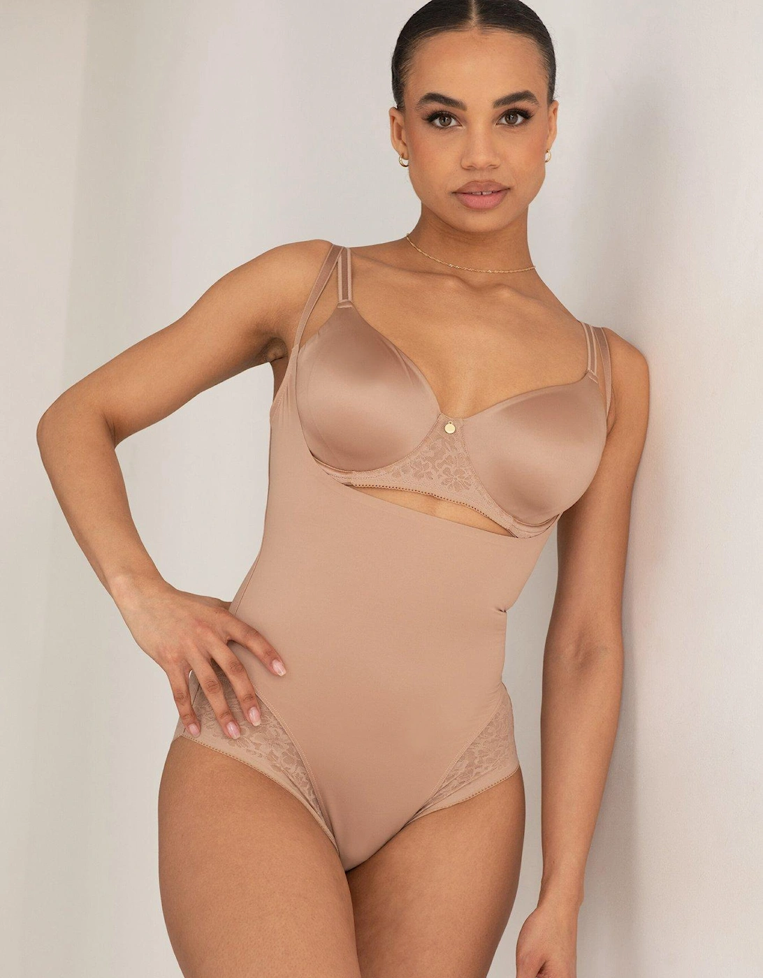 Effortless Shapewear Tummy Control Wear Your Own Bra Body - Natural, 2 of 1