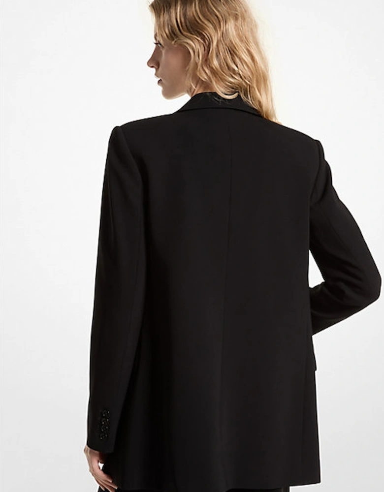 Crepe Boyfriend Blazer