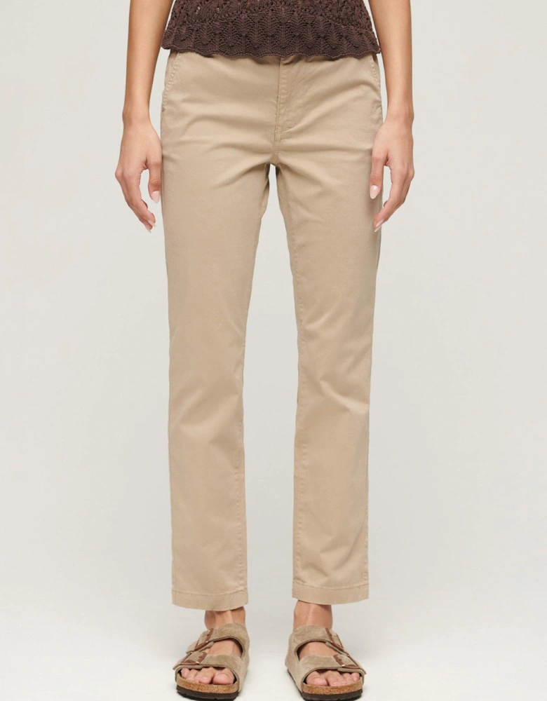 Mid Rise Chino - Brown