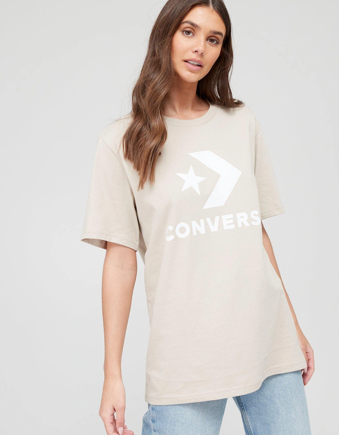 Gender Free Star Chevron T-Shirt - Stone