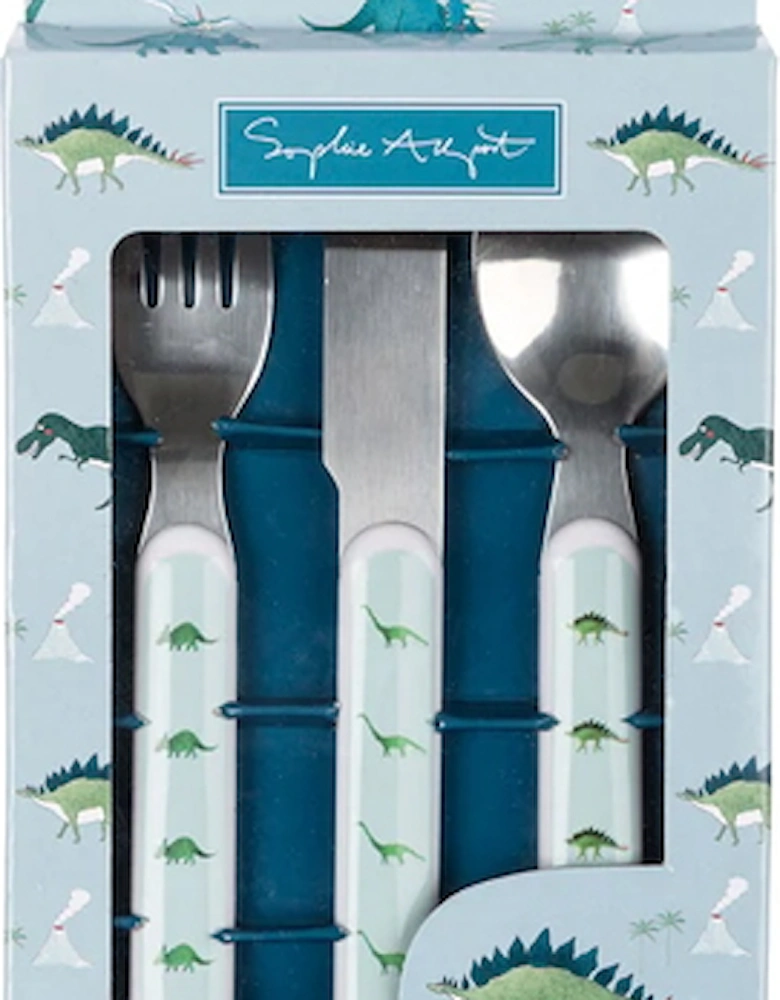 Dinosaurs Melamine Cutlery Set