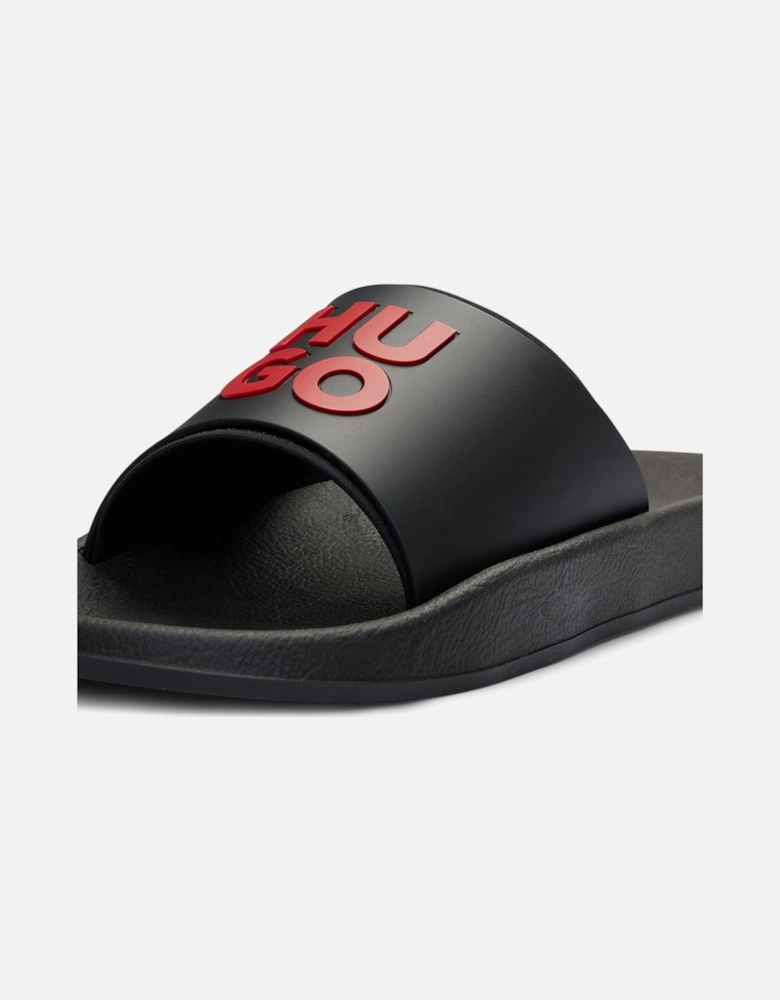 Stacked Logo Sliders, Black