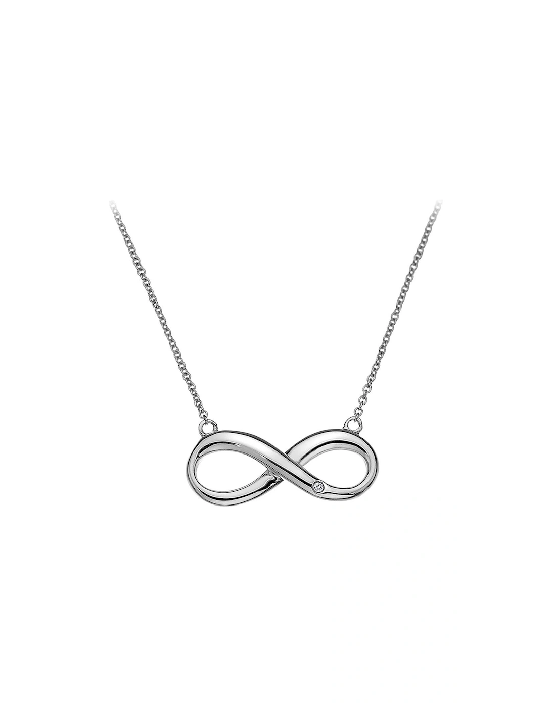 Sterling Silver Infinity Necklace, 3 of 2