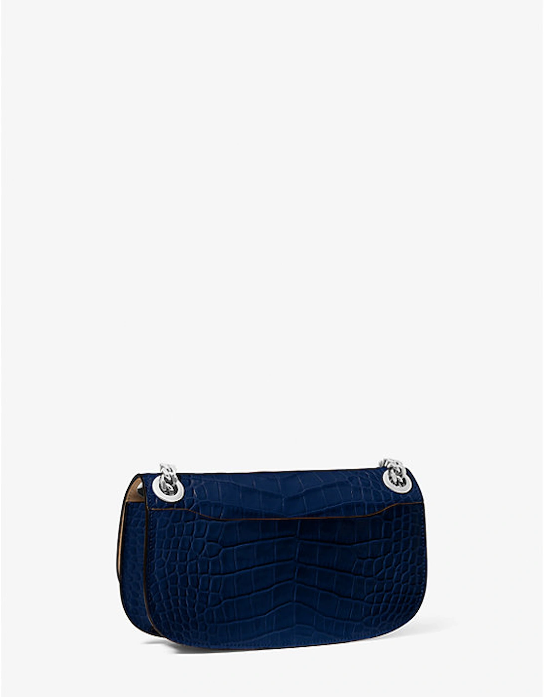 Christie Mini Crocodile Embossed Leather Envelope Bag