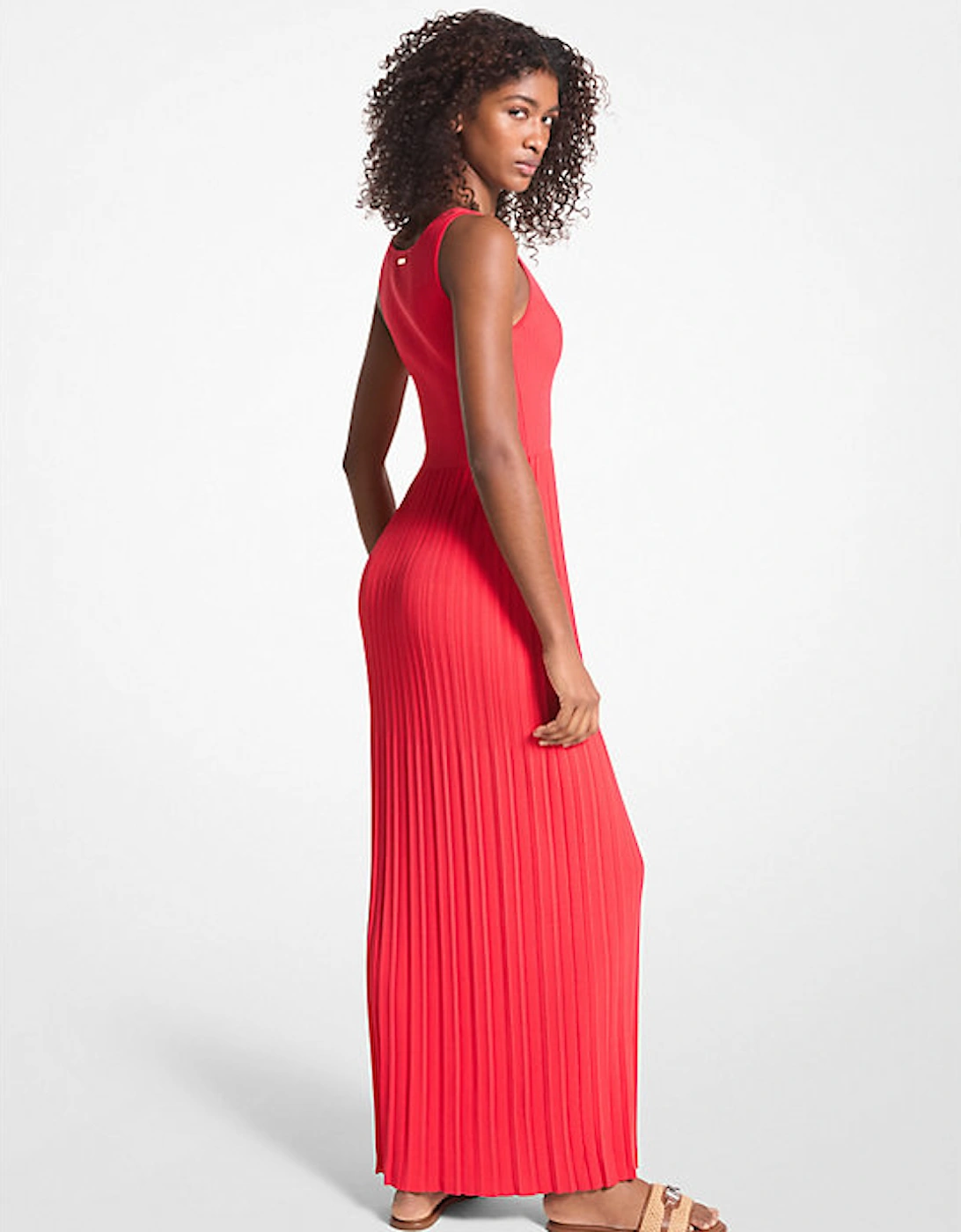Ribbed Stretch Knit Maxi Dress