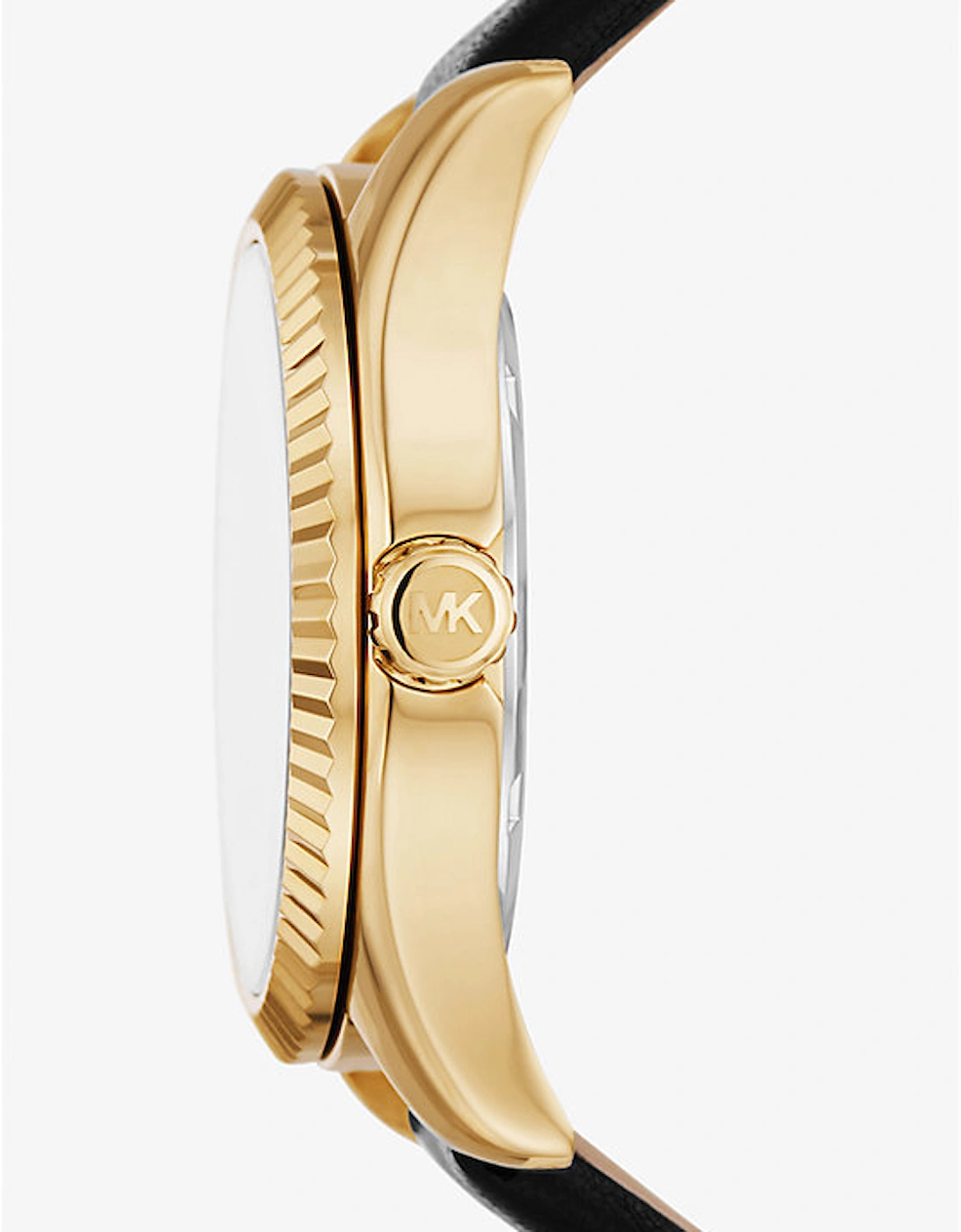 Lexington Gold-Tone and Leather Watch