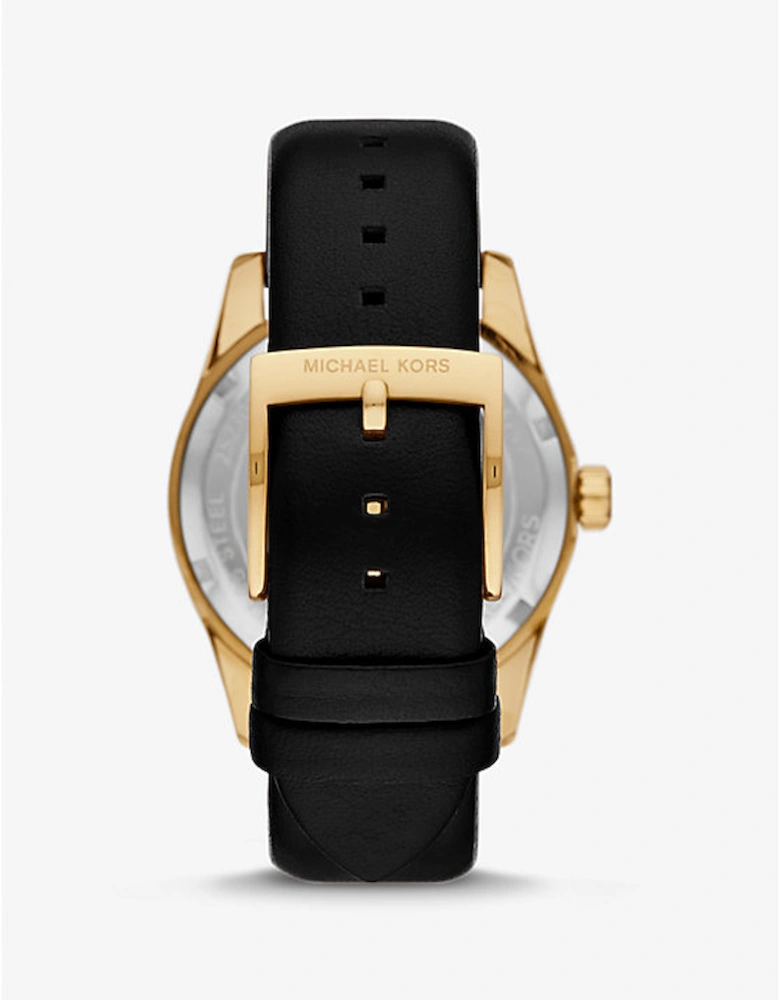 Lexington Gold-Tone and Leather Watch