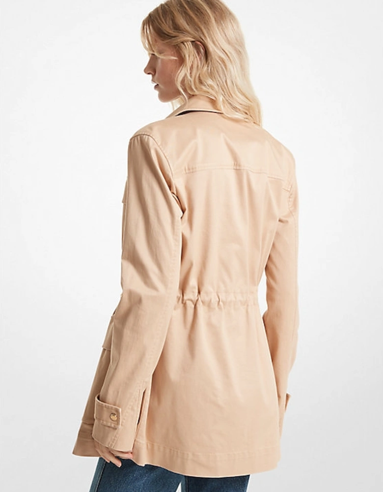 Stretch Organic Cotton Twill Anorak