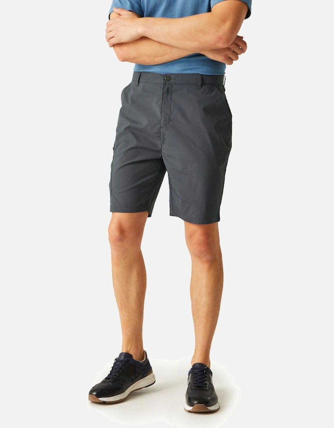 Mens Dalry Polyester Chino Shorts, 5 of 4