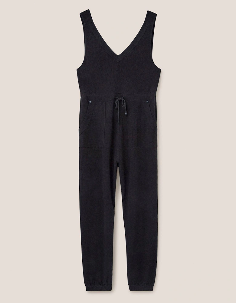 Lainey Jersey Jumpsuit - Black