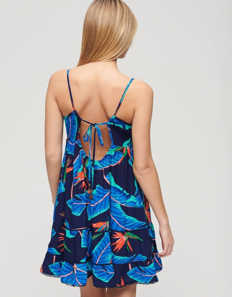 Mini Cami Beach Dress - Blue