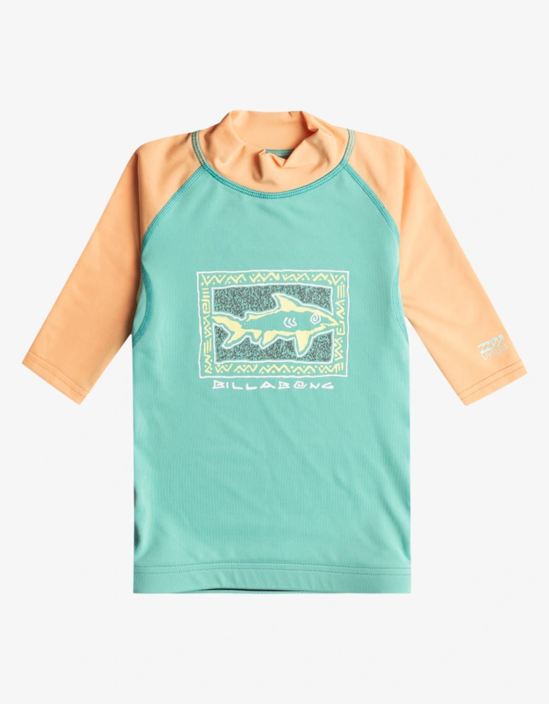 Kids Sharky Short Sleeve UPF 50 T-Shirt