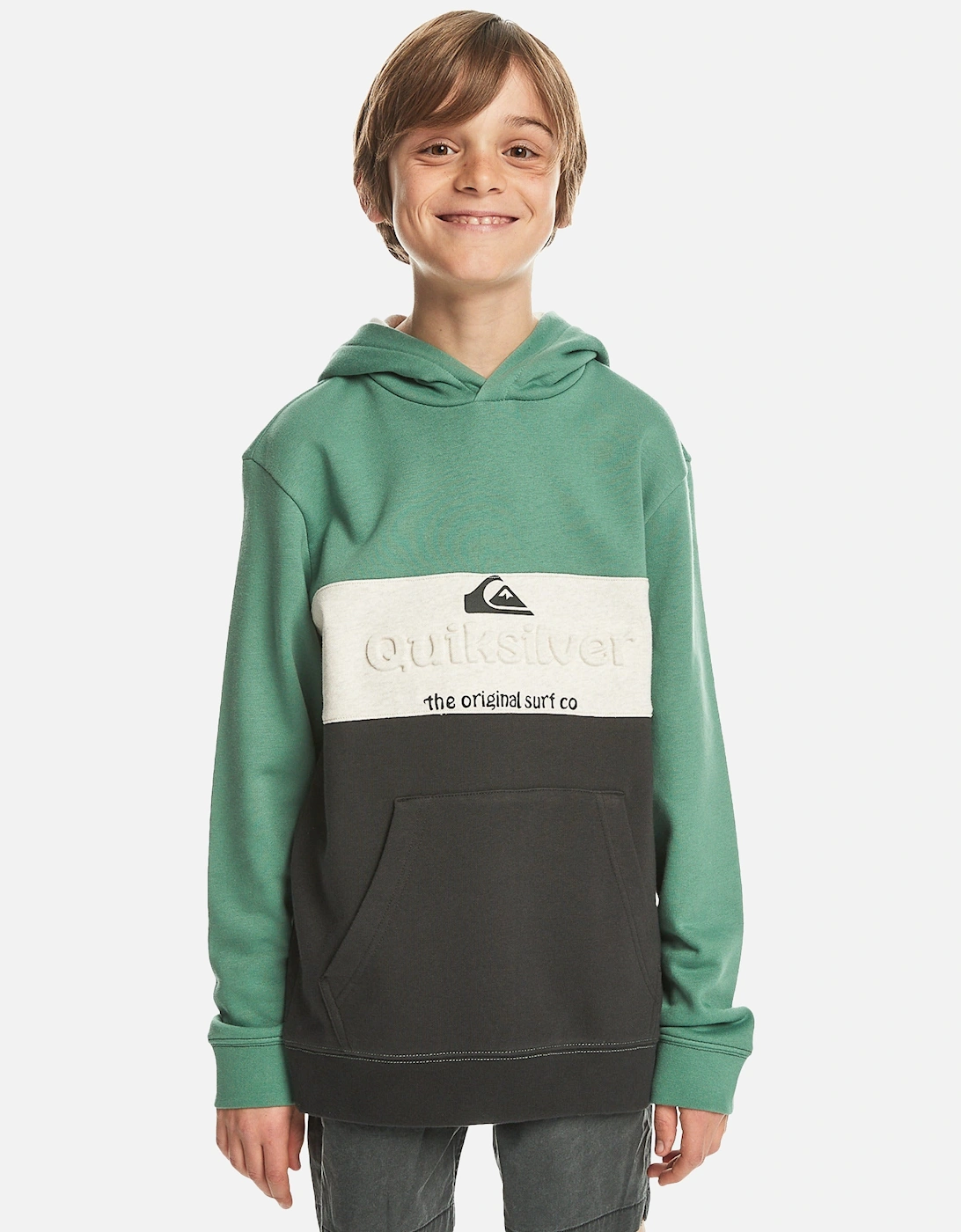 Kids Emboss Block Hoodie, 2 of 1