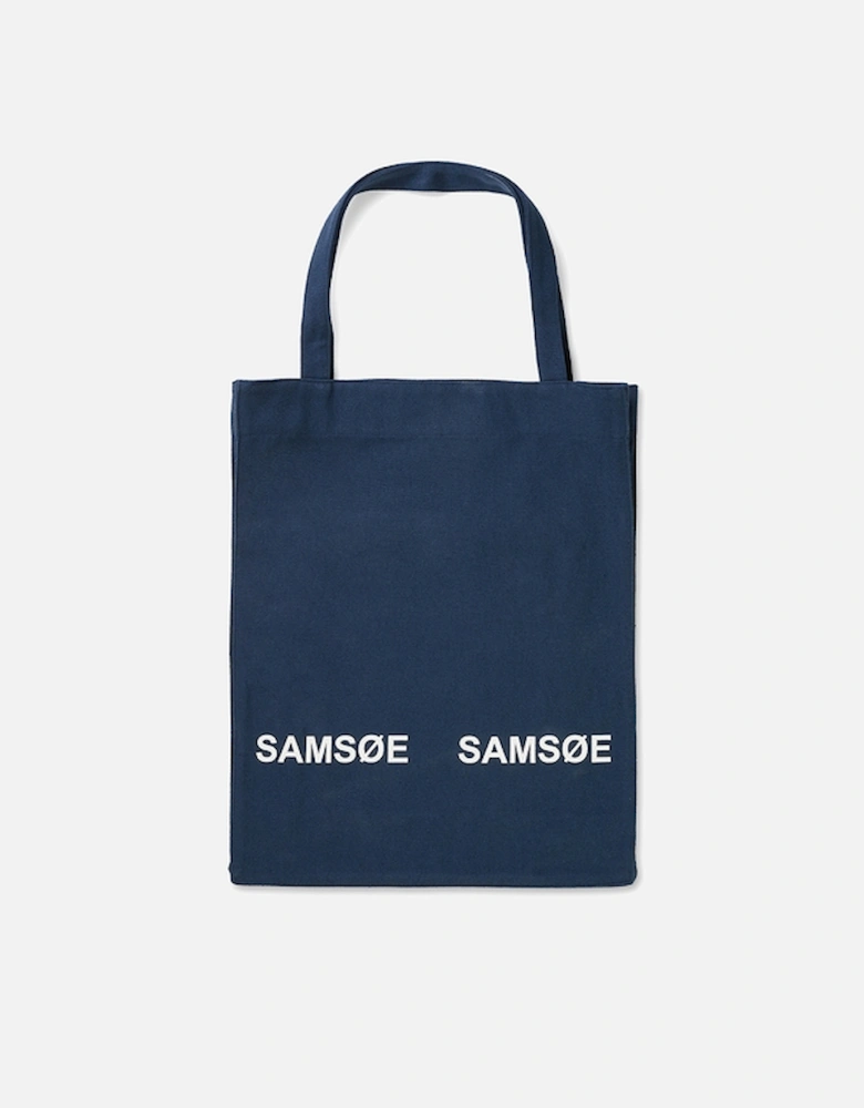 Samsøe Samsøe Luca Recycled Cotton-Canvas Tote Bag