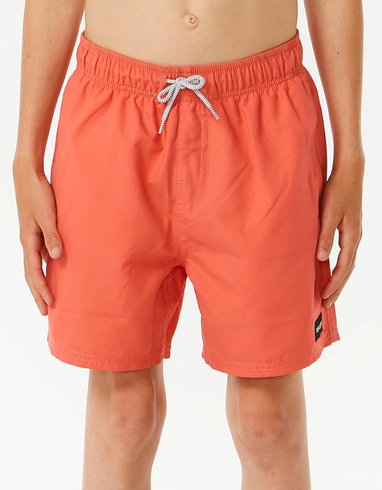 Rip Curl Kids Offset Volley Swim Shorts