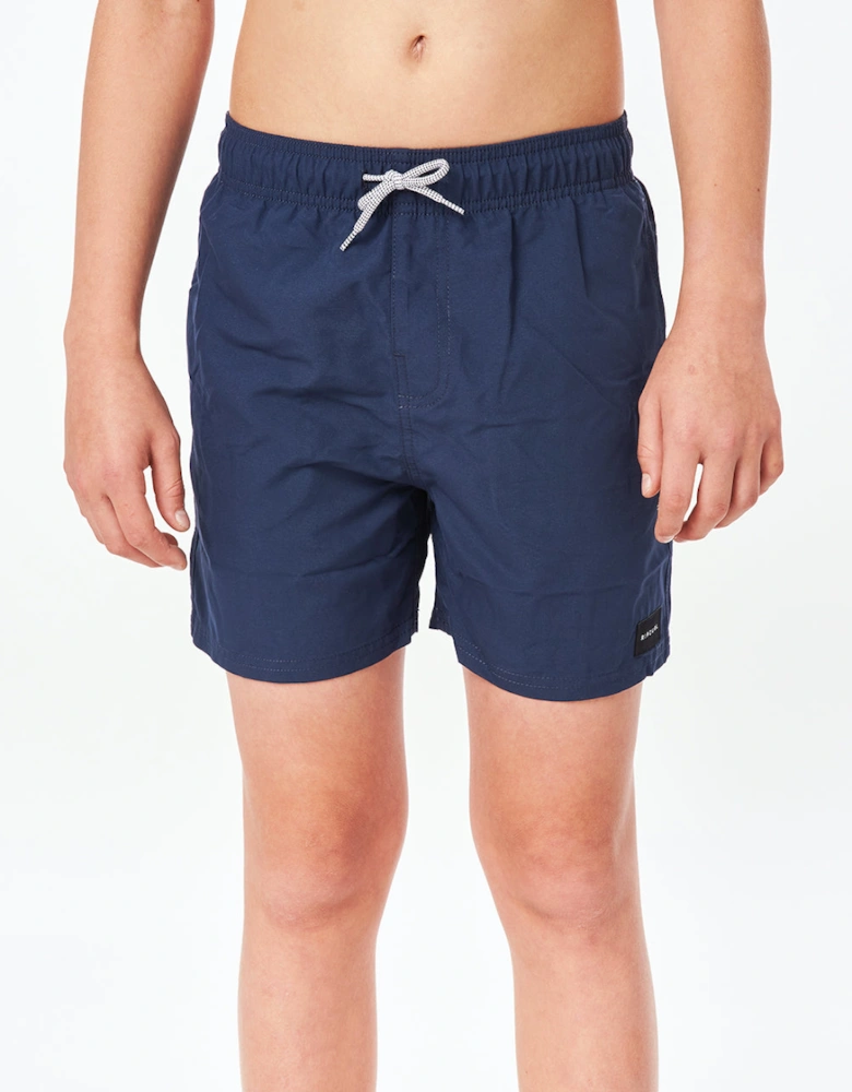 Rip Curl Kids Offset Volley Swim Shorts