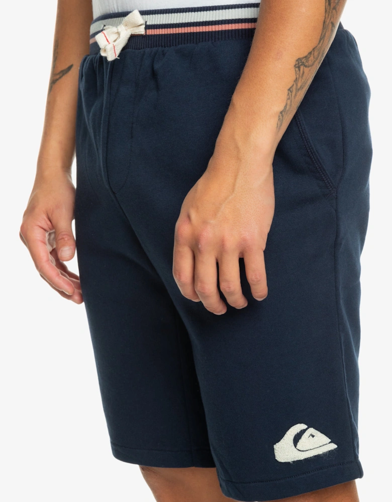 Mens Block Slim Sweat Shorts