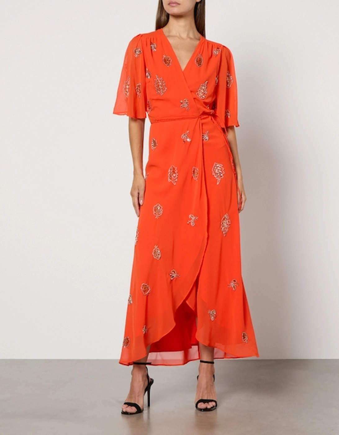 Hope & Ivy Alana Chiffon Maxi Dress, 2 of 1