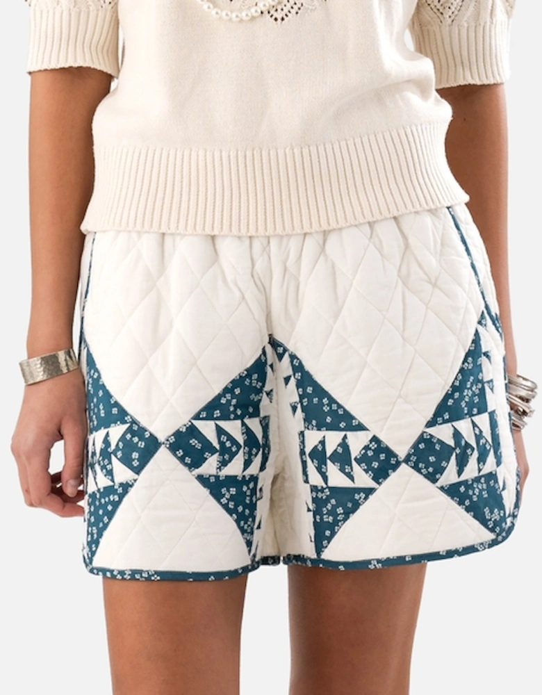 Lollys Laundry Adie Quilted Cotton Shorts