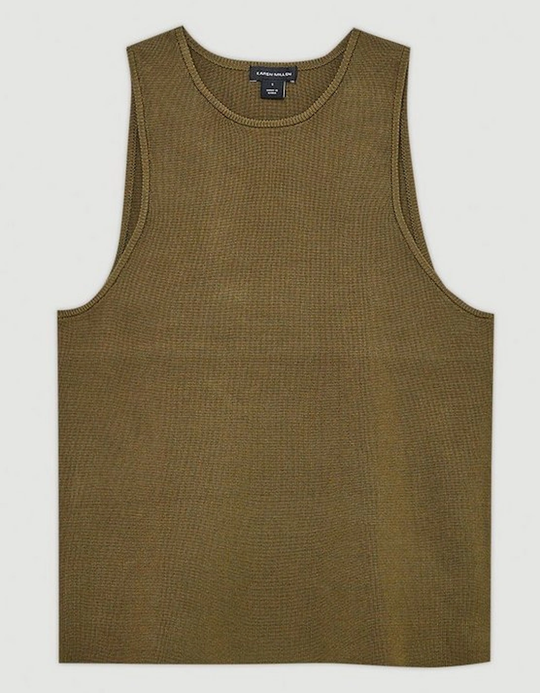 Slinky Knit Full Needle Racer Vest