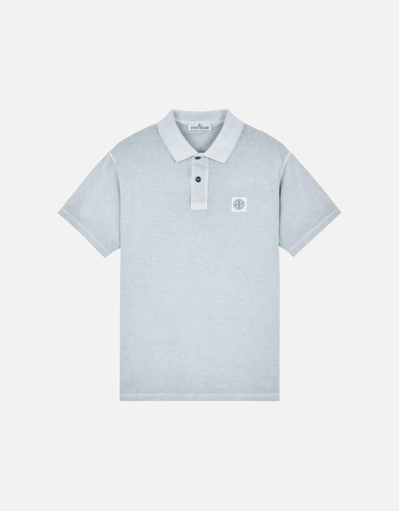 Regular Fit 'Fissato' Treatment Sky Blue Polo Shirt