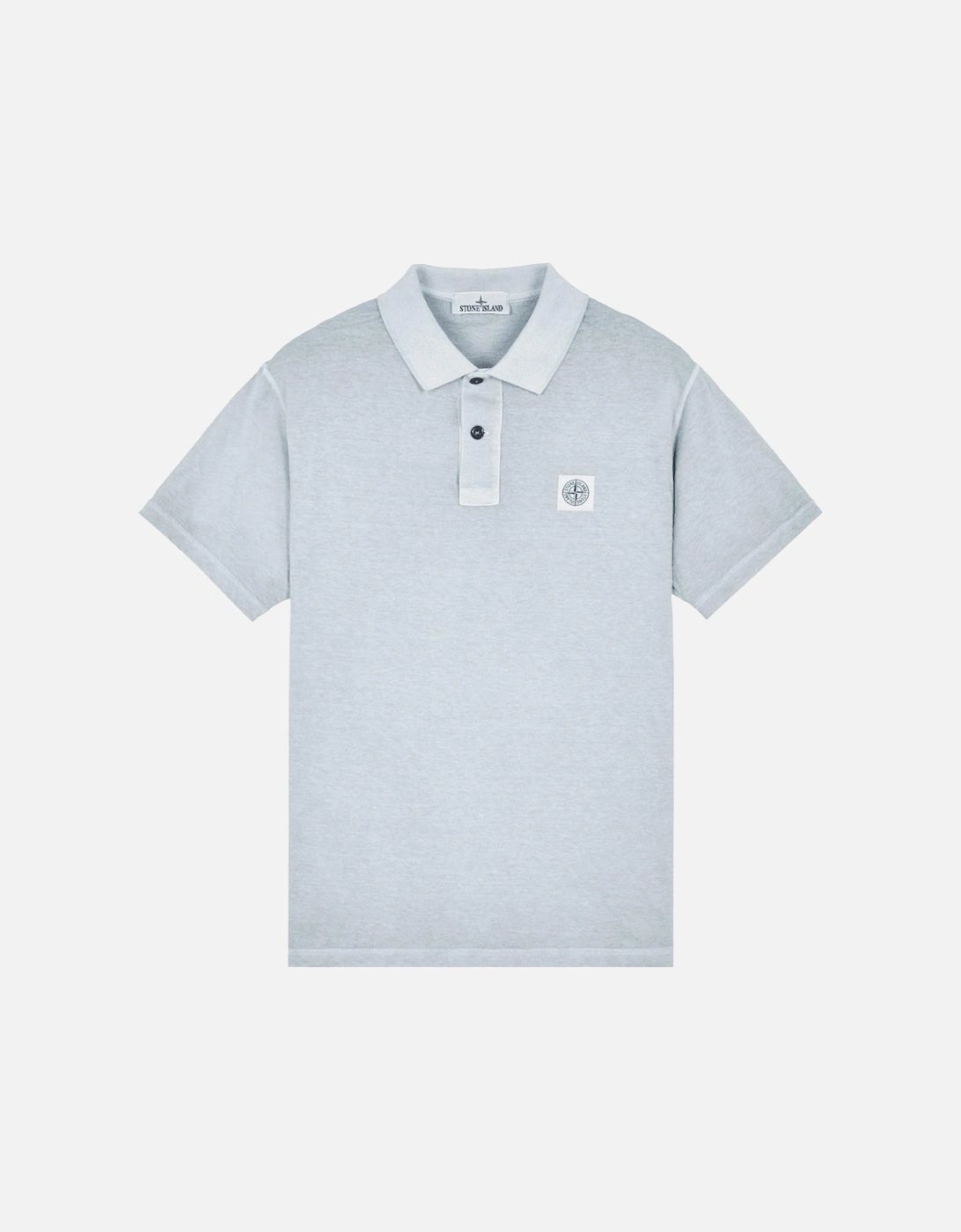 Regular Fit 'Fissato' Treatment Sky Blue Polo Shirt, 4 of 3