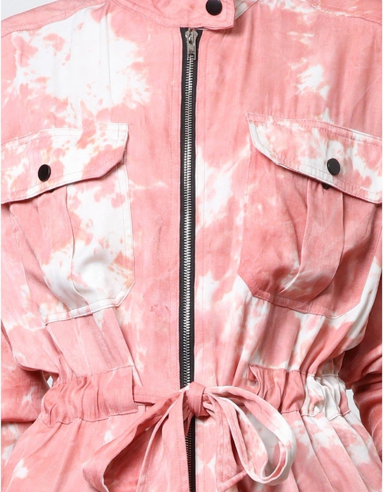Utility Jacket - Pink