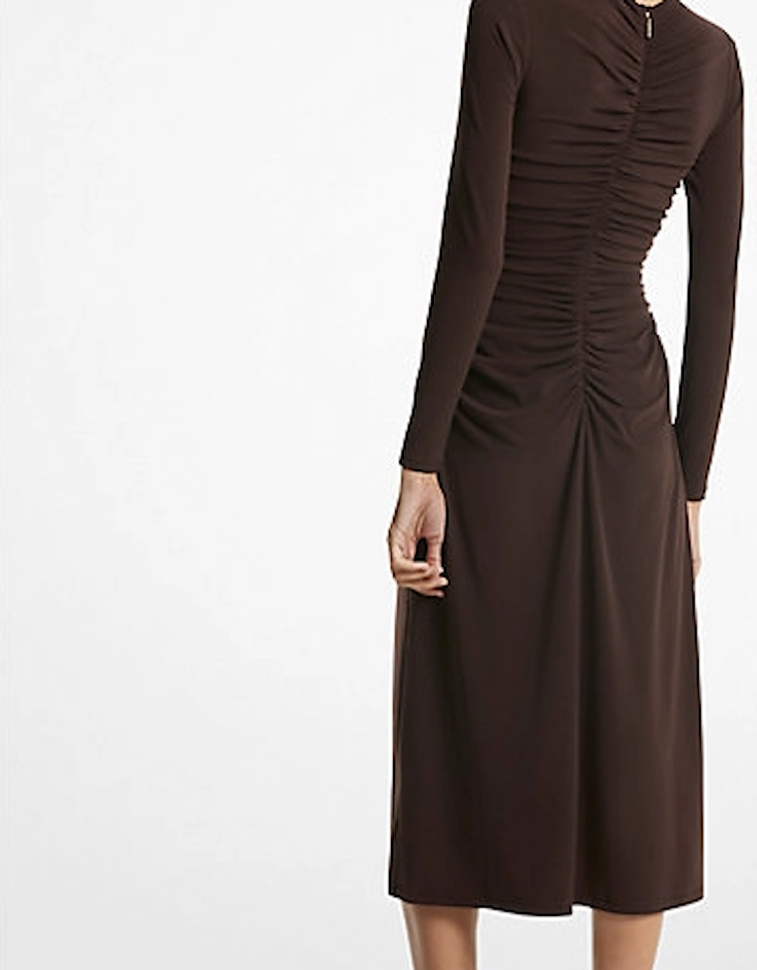 Ruched Matte Jersey Dress