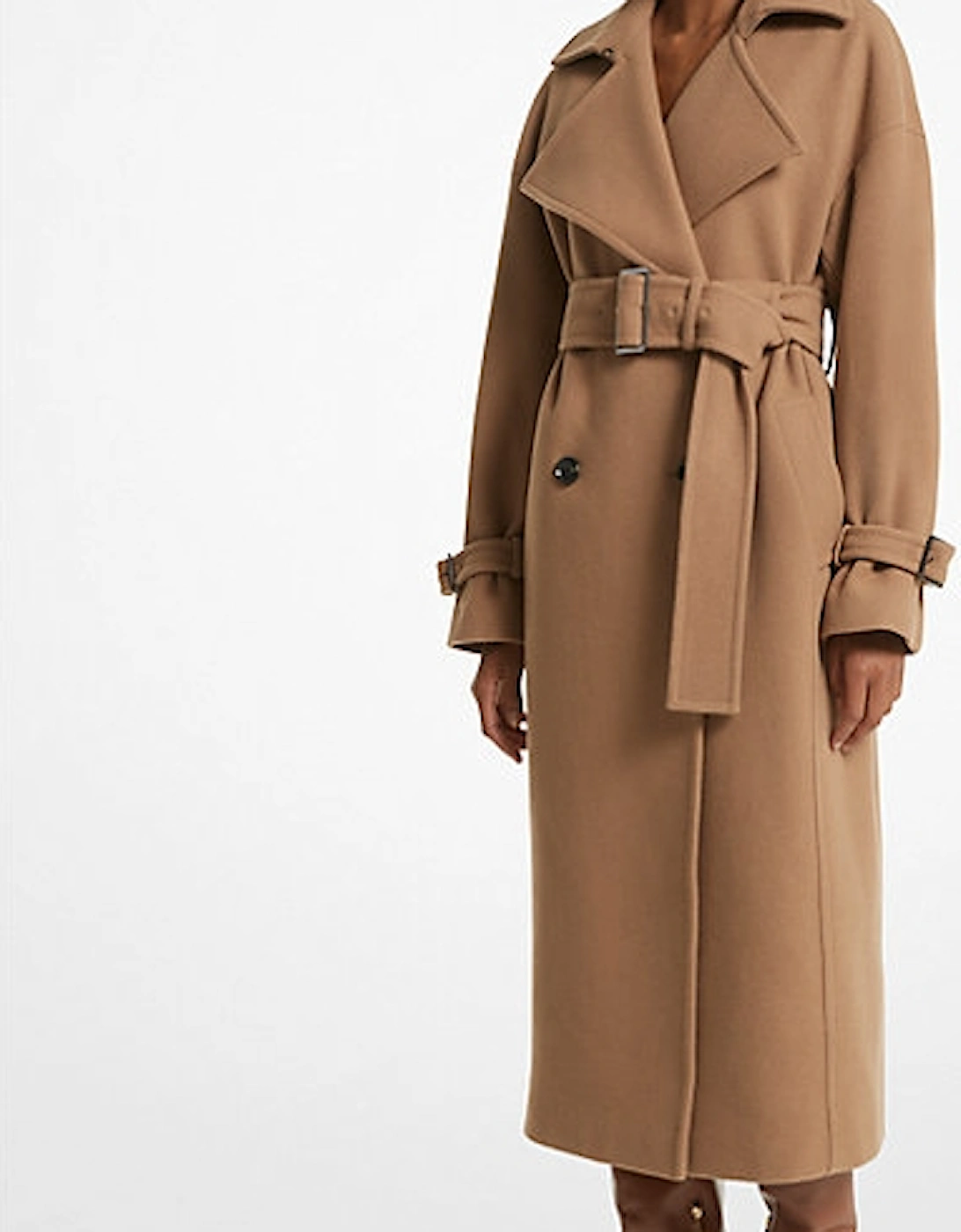 Wool Blend Trench Coat, 3 of 2
