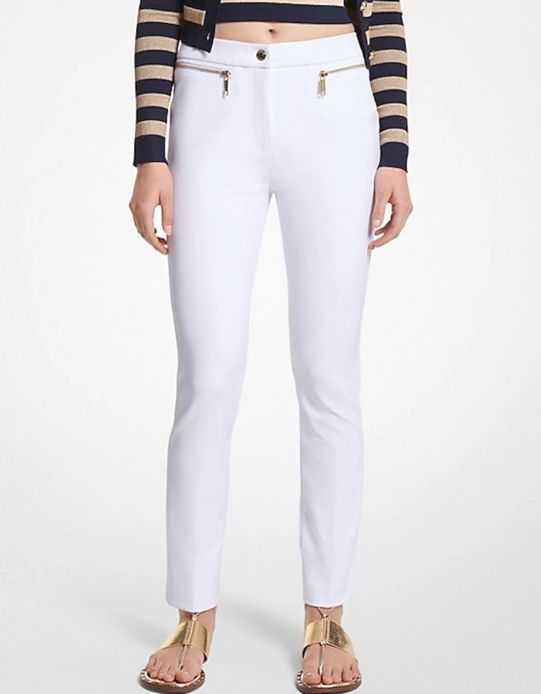 Stretch Crepe Pants