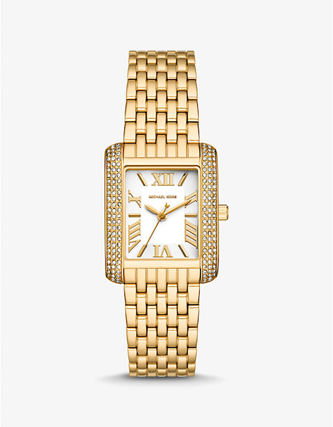 Petite Emery Pavé Gold-Tone Watch, 2 of 1