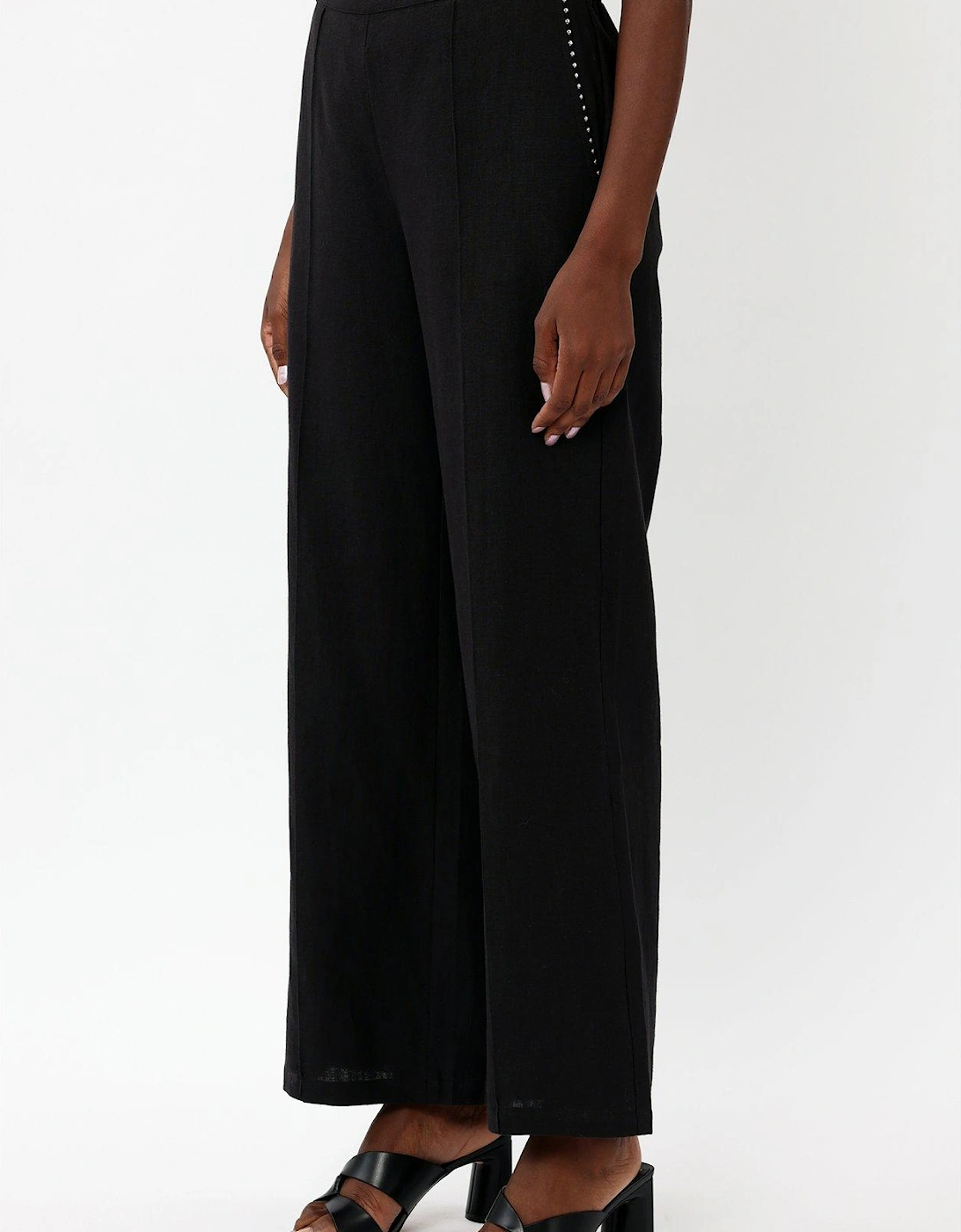 Tailored Wide Trouser -Black