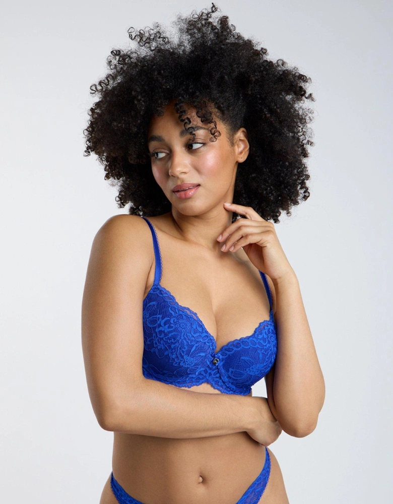 Billie Balconette Bra - Cobalt Blue