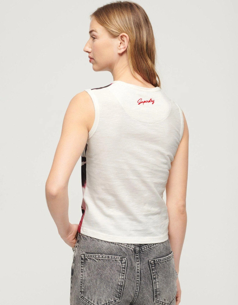 Photographic Logo Slim Vest - Multi