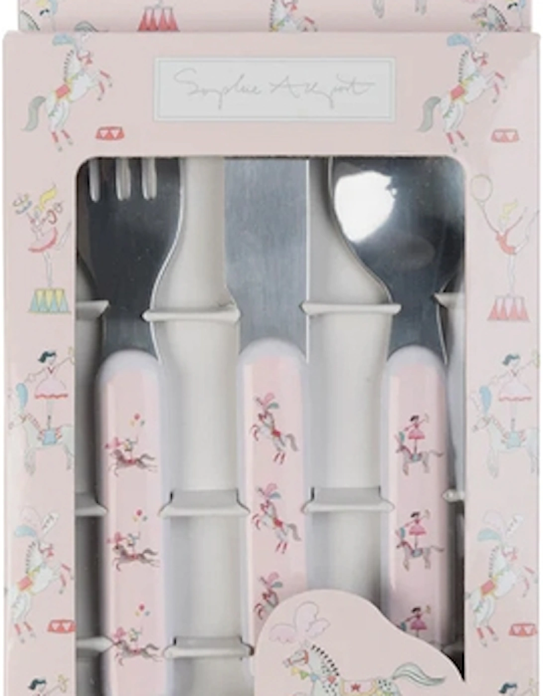 Fairground Ponies Childrens Melamine Cutlery Set