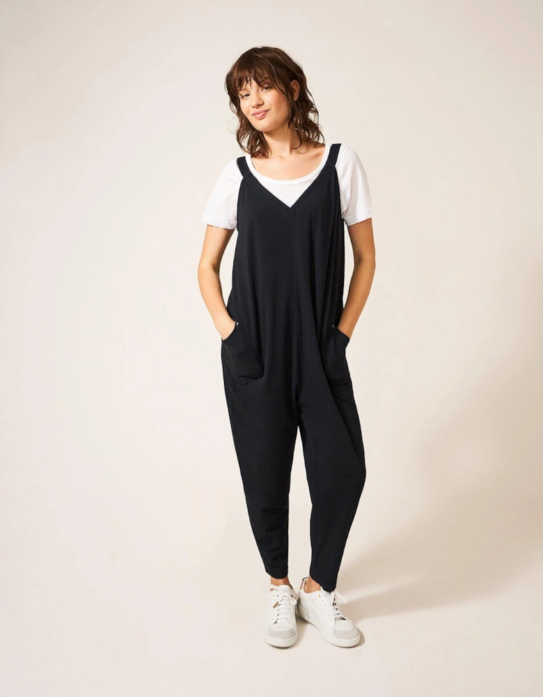 Selina Jersey Jumpsuit-black